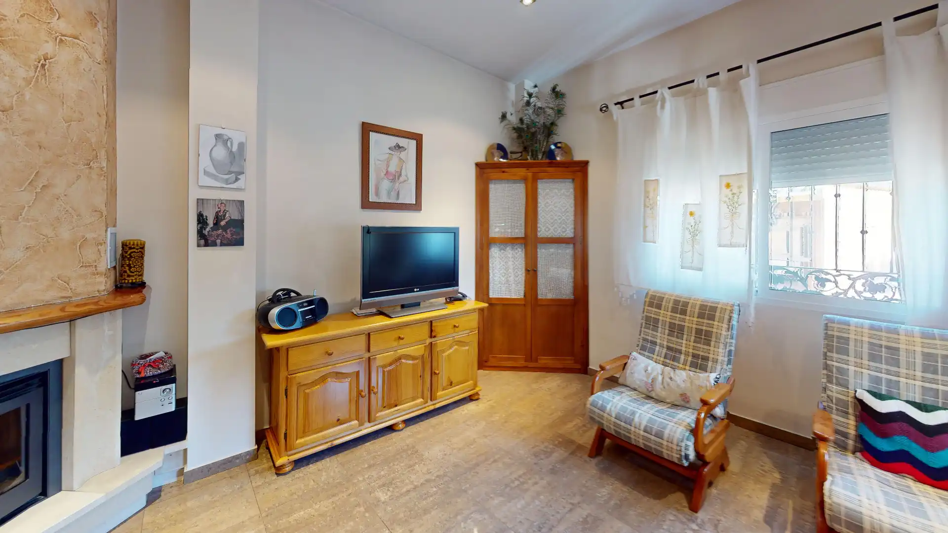 Sala de estar de Casa o chalet en venta en Murcia con Aire acondicionado, Calefacción y Jardín privado