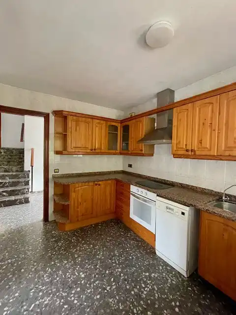 Cuina de Finca rústica en venda en Sant Martí Sarroca amb Calefacció, Terrassa i Traster