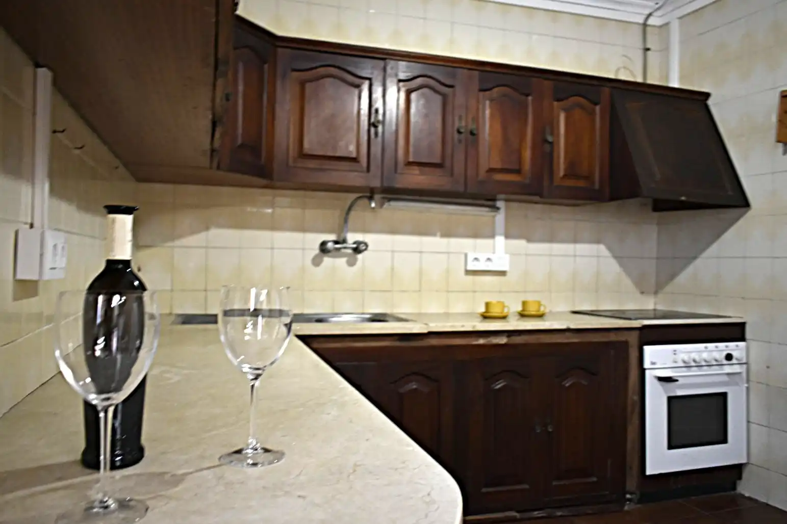 Cuina de Casa adosada en venda en Firgas amb Jardí privat, Terrassa i Balcó