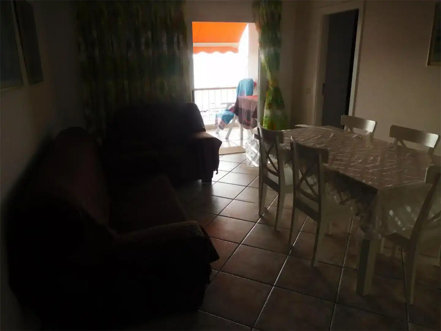 Wohnzimmer von Wohnung zur Miete in San Cristóbal de la Laguna mit Klimaanlage und Balkon