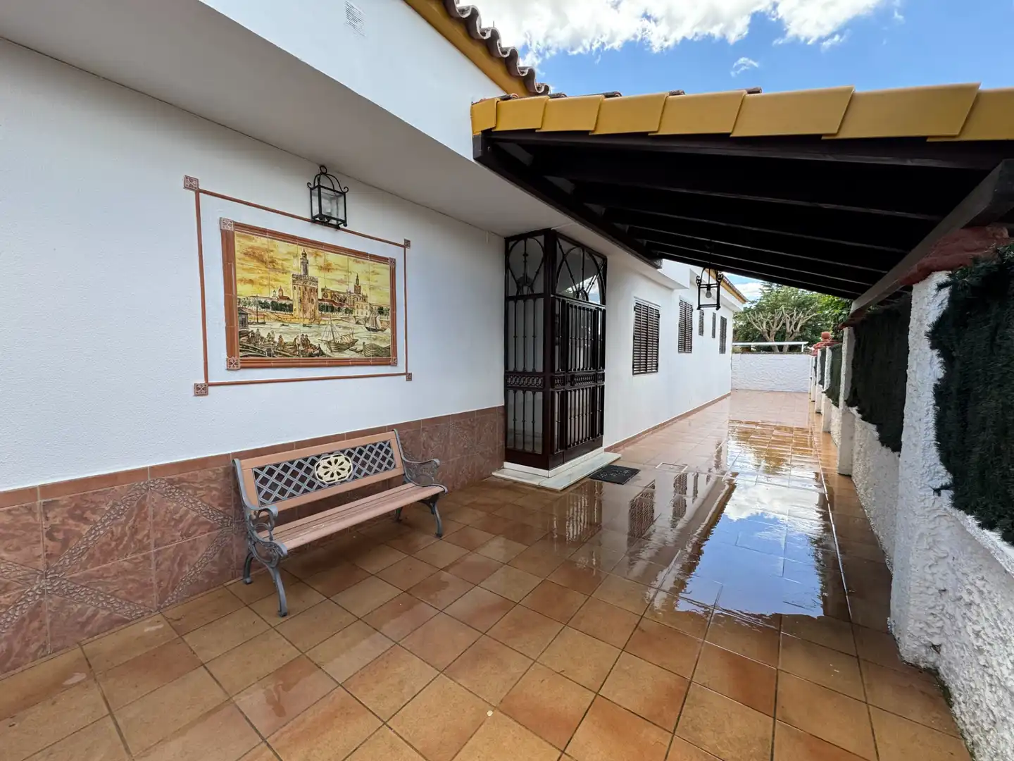 Terraza de Casa o chalet de alquiler en Espartinas con Aire acondicionado, Calefacción y Jardín privado