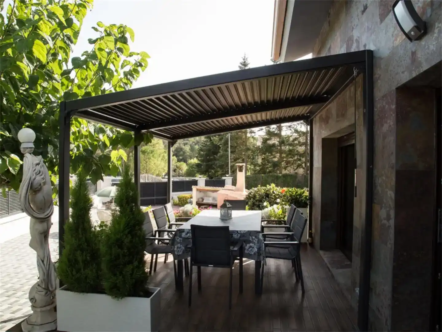 Terraza de Casa o chalet en venta en Manresa con Aire acondicionado, Piscina y Balcón