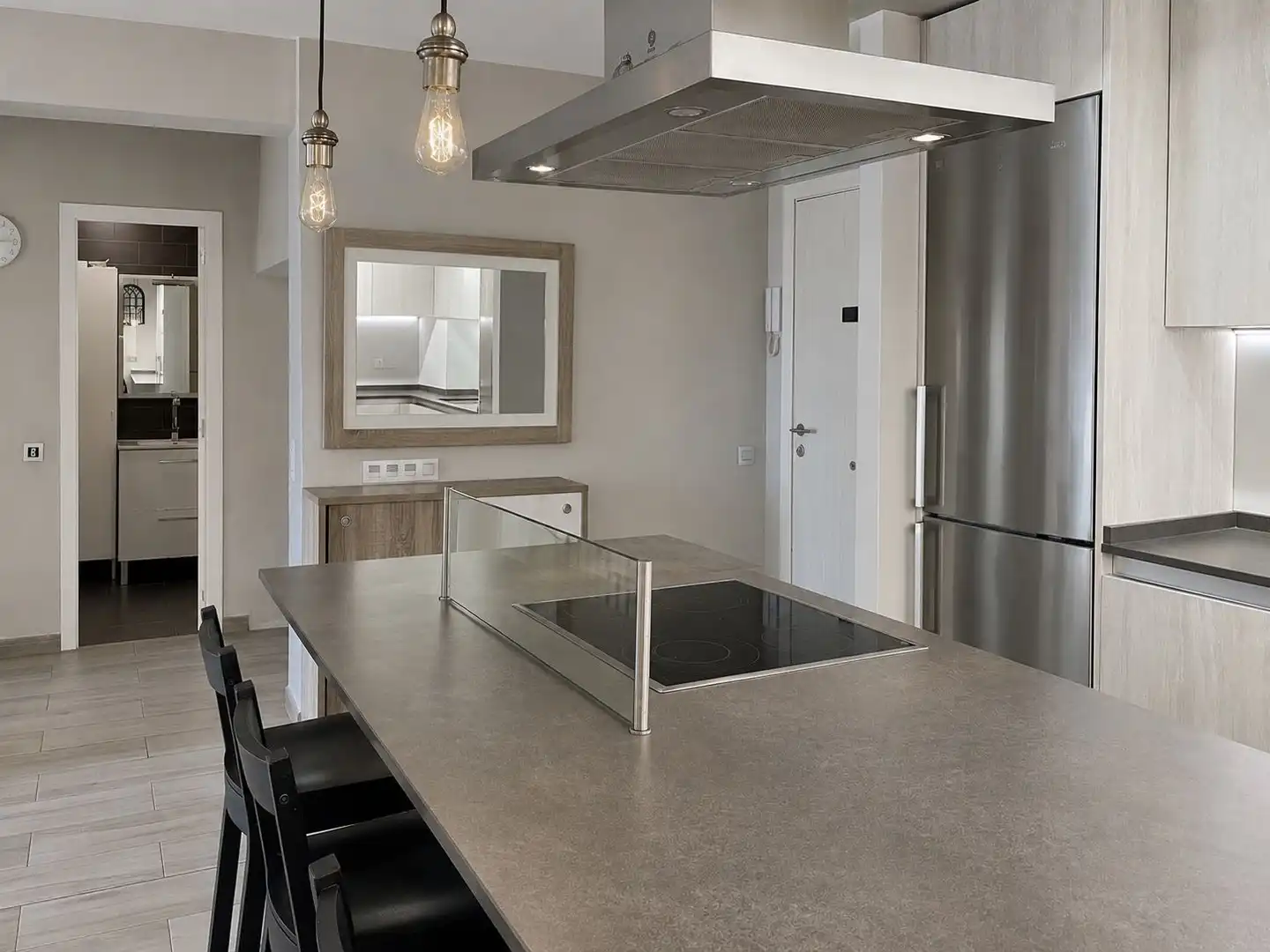 Cocina de Apartamento en venta en Marbella con Aire acondicionado, Jardín privado y Terraza