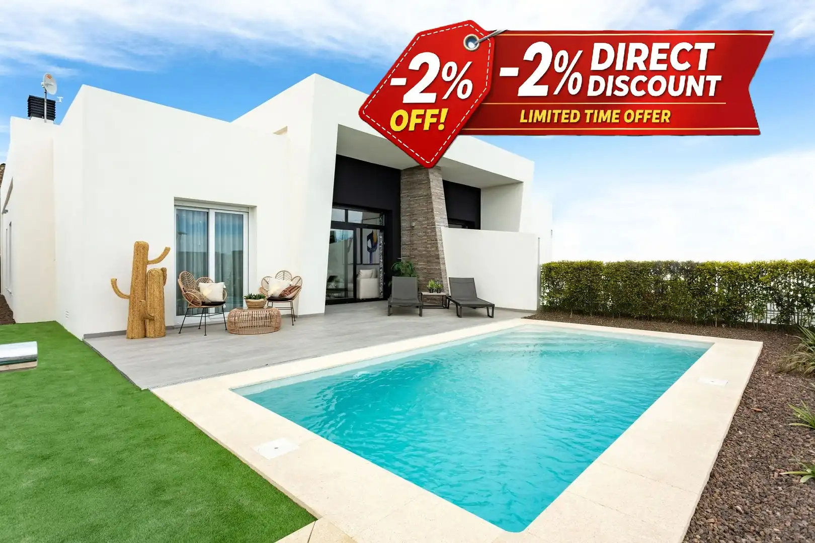 Terraced house with pool for sale in Algorfa