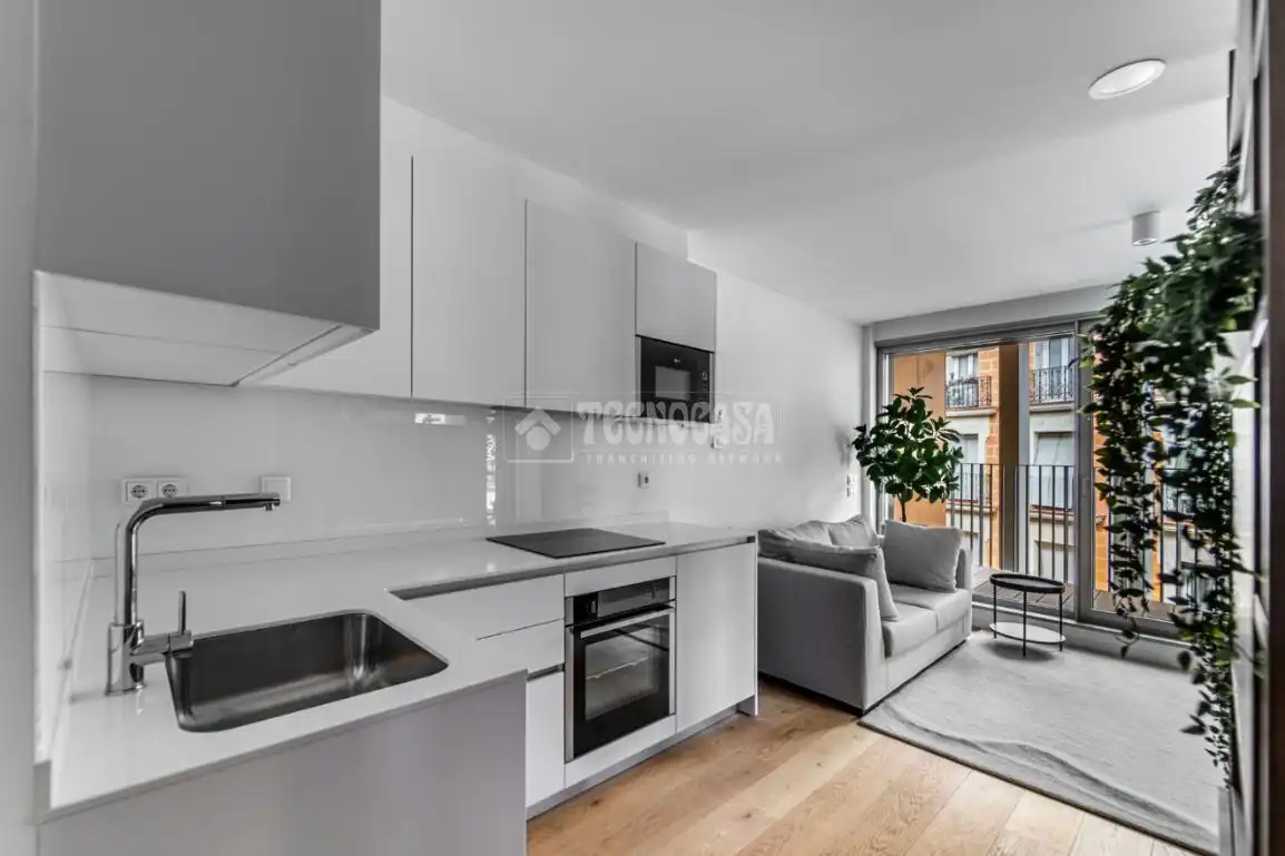 Kitchen of Study for rent in Madrid  with Air Conditioner, Heating and Terrace