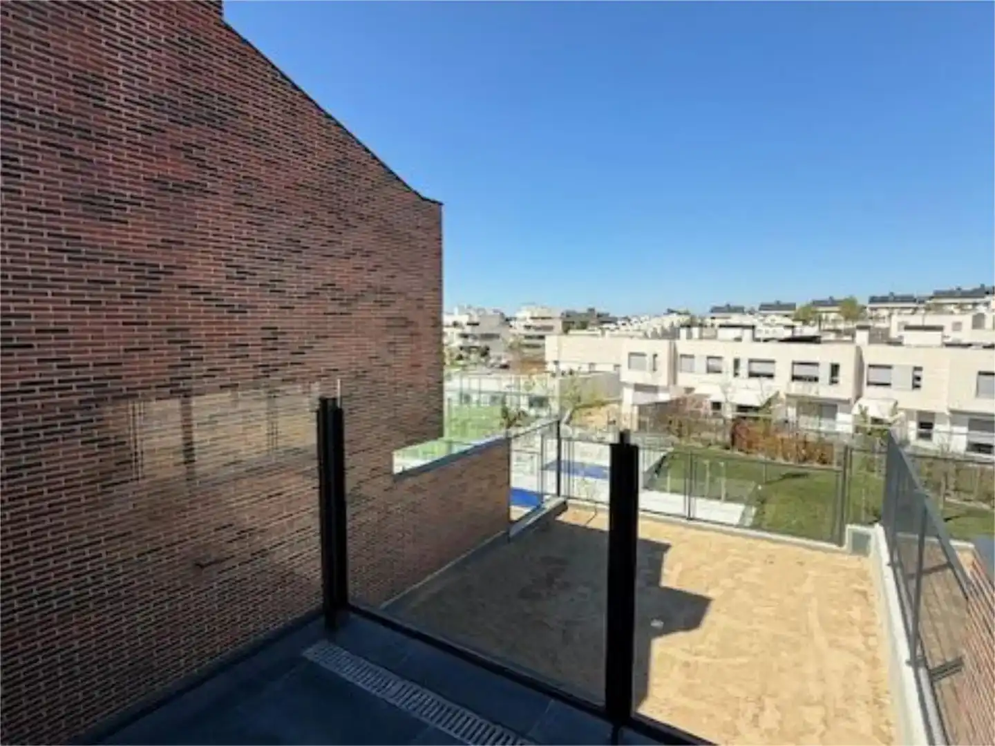 Terrace of Houses for rent in Boadilla del Monte  with Air Conditioner, Private garden and Parquet flooring