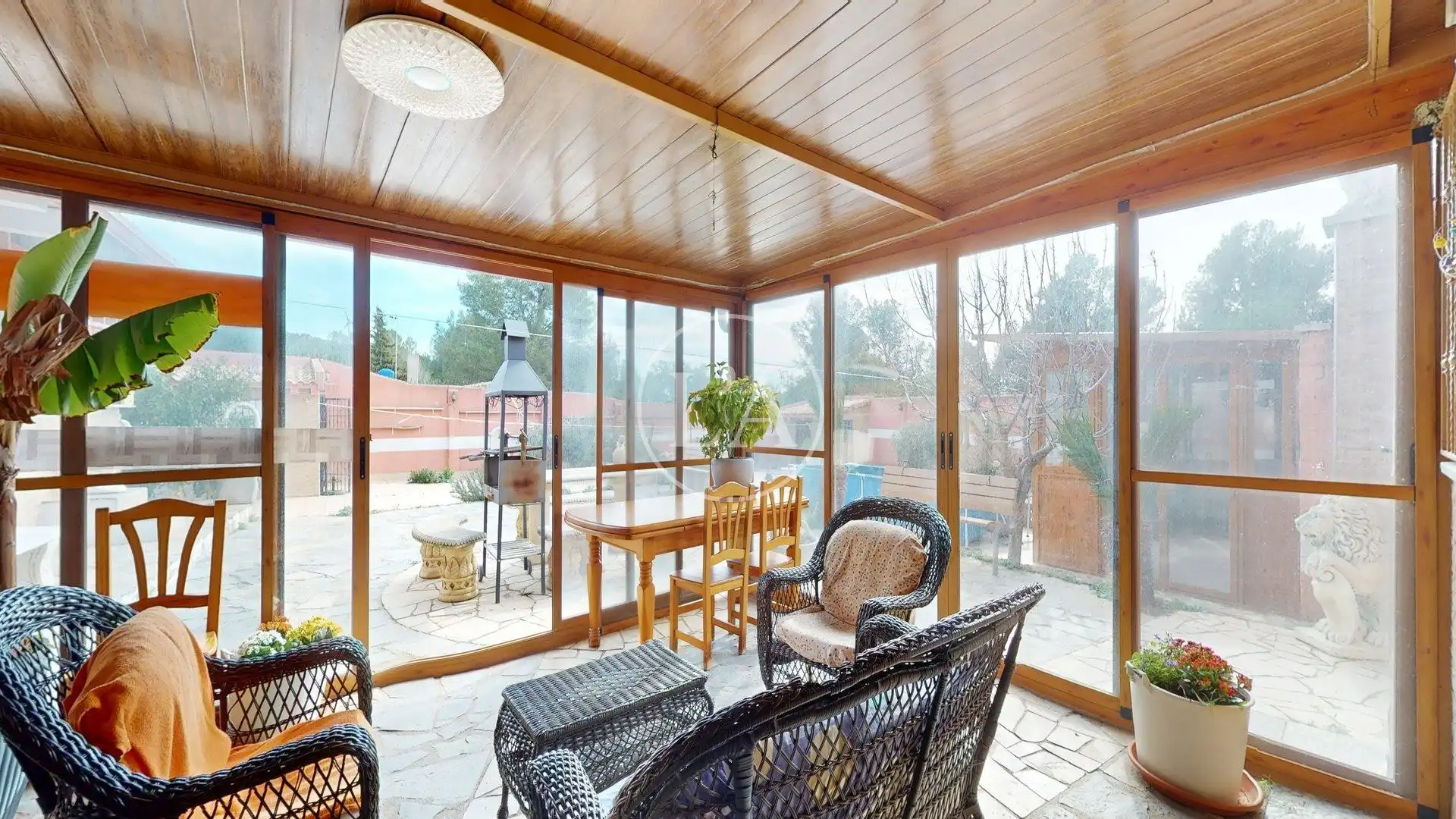 Terrassa de Casa o xalet en venda en Vilanova d'Escornalbou amb Calefacció, Jardí privat i Terrassa