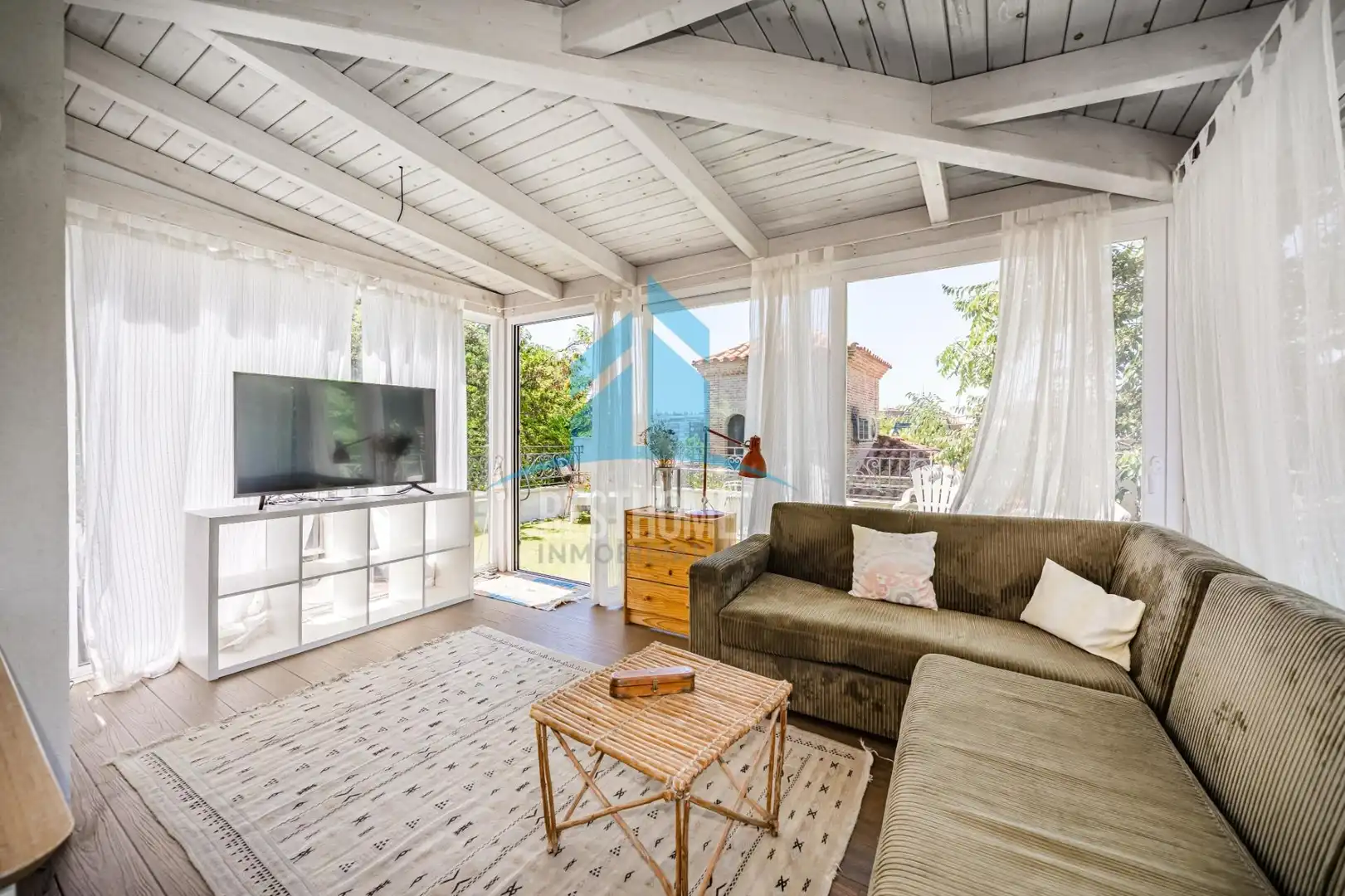 Sala de estar de Casa o chalet en venta en Madrid con Calefacción, Jardín privado y Parquet
