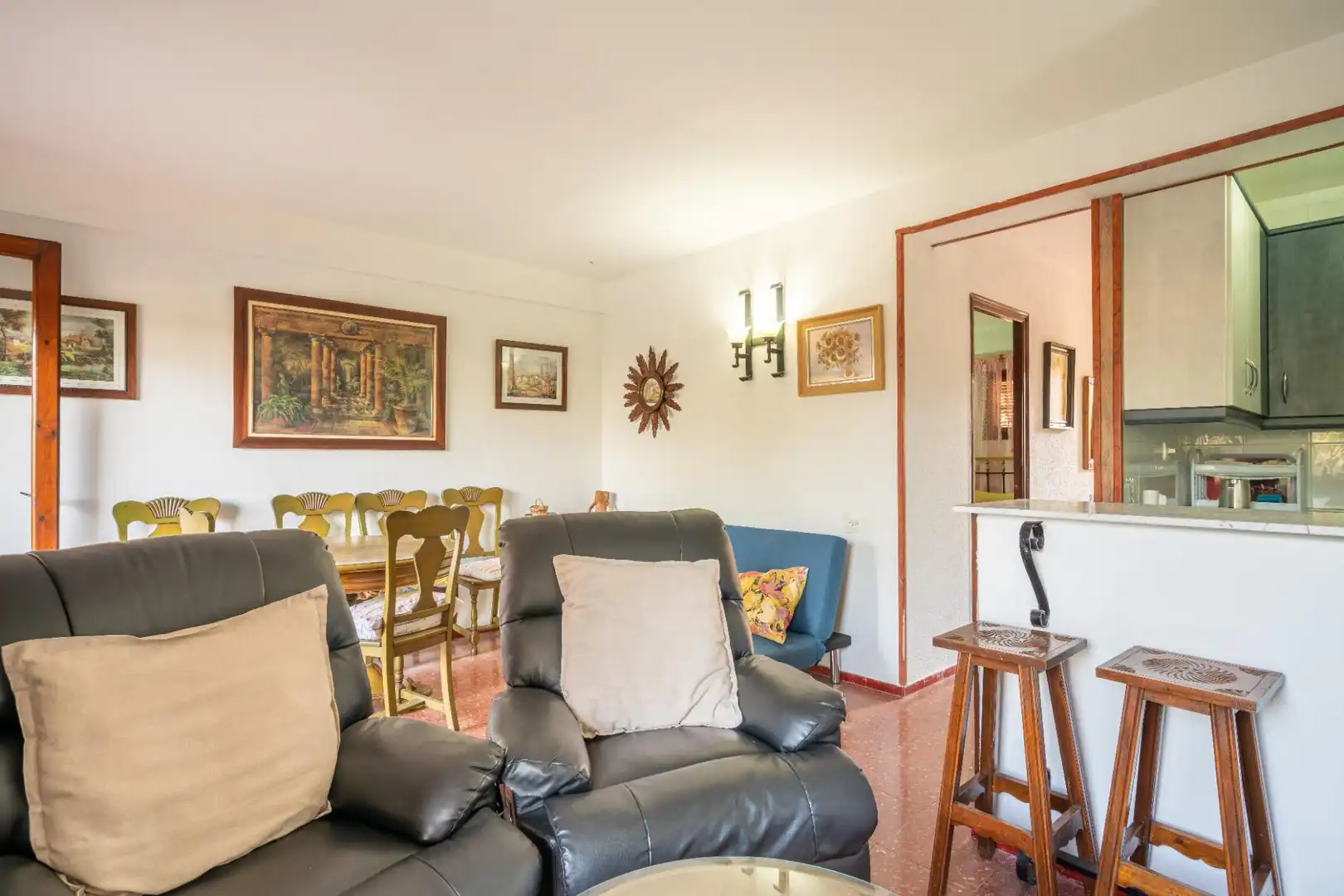 Living room of Apartments for rent in Roquetas de Mar  with Furnished and Balcony