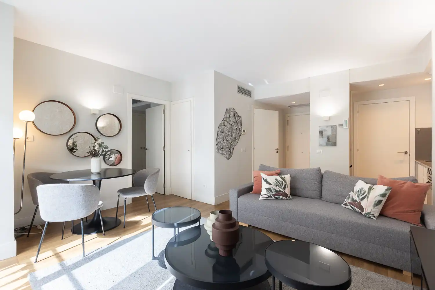Sala de estar de Piso de alquiler en Valencia con Aire acondicionado, Calefacción y Jardín privado