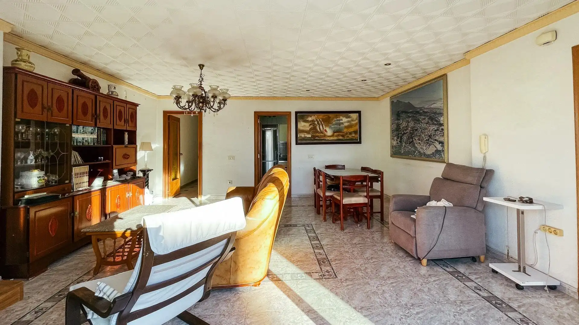 Sala de estar de Ático en venta en Benidorm con Aire acondicionado, Terraza y Trastero