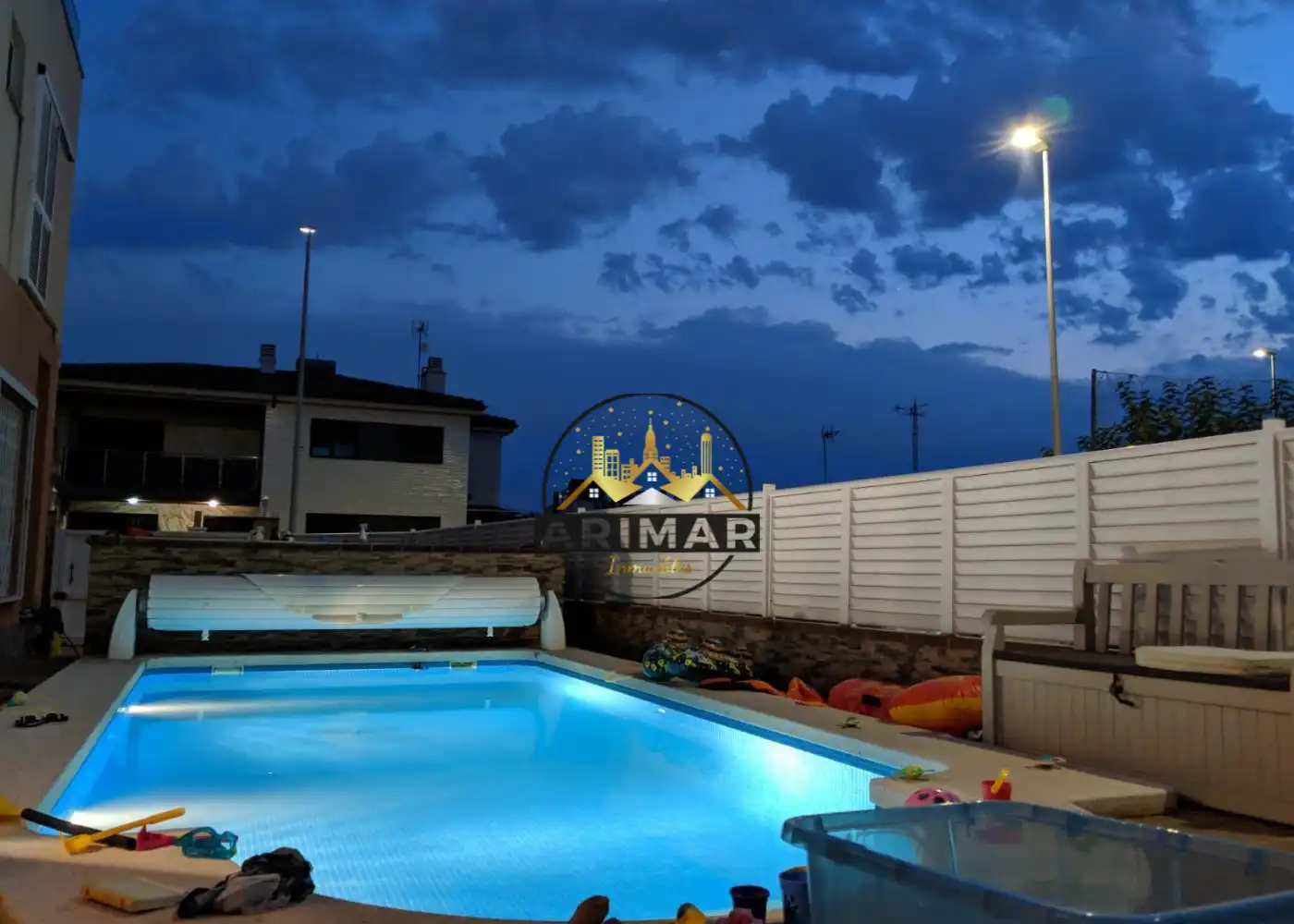 Swimming pool of Detached homes for sale in Burriana / Borriana  with Air Conditioner, Terrace and Swimming Pool
