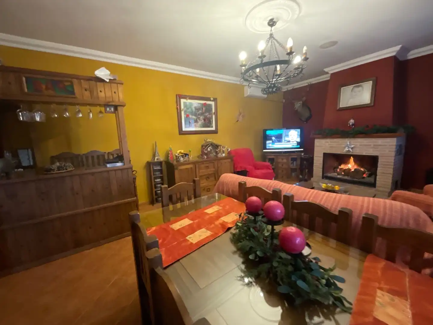 Sala de estar de Finca rústica en venta en Antequera con Aire acondicionado, Jardín privado y Terraza