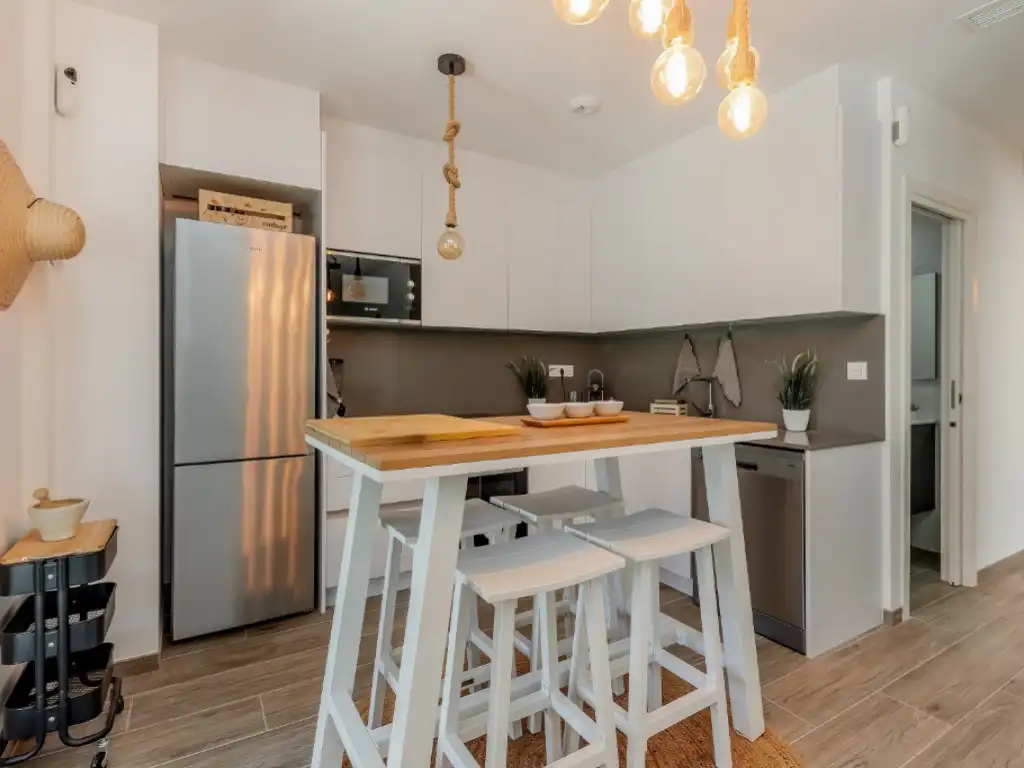 Kitchen of Ground floor for sale in El Campello  with Air Conditioner, Terrace and Community pool