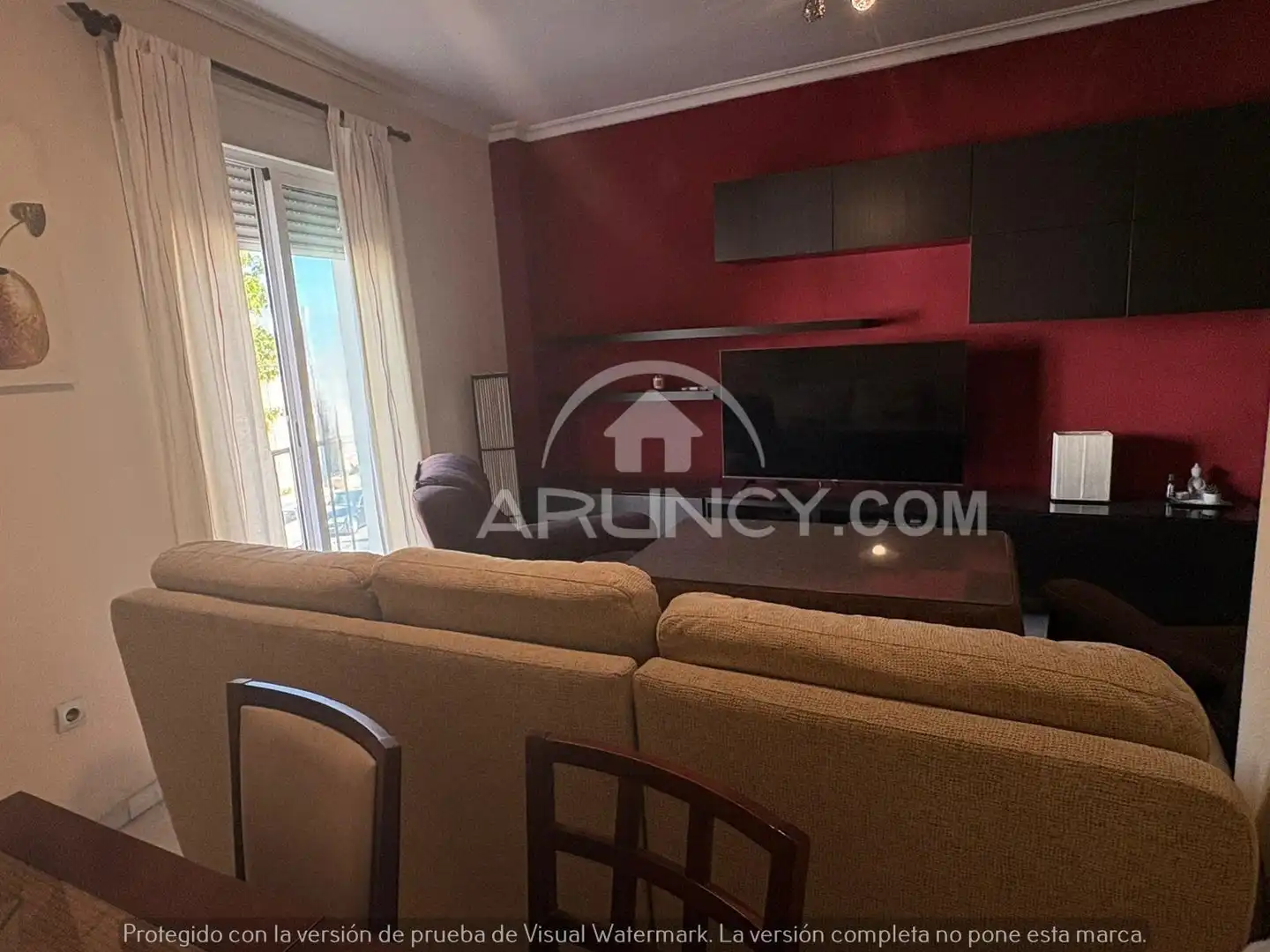 Sala de estar de Piso en venta en Alcalá de Guadaira con Aire acondicionado, Calefacción y Amueblado
