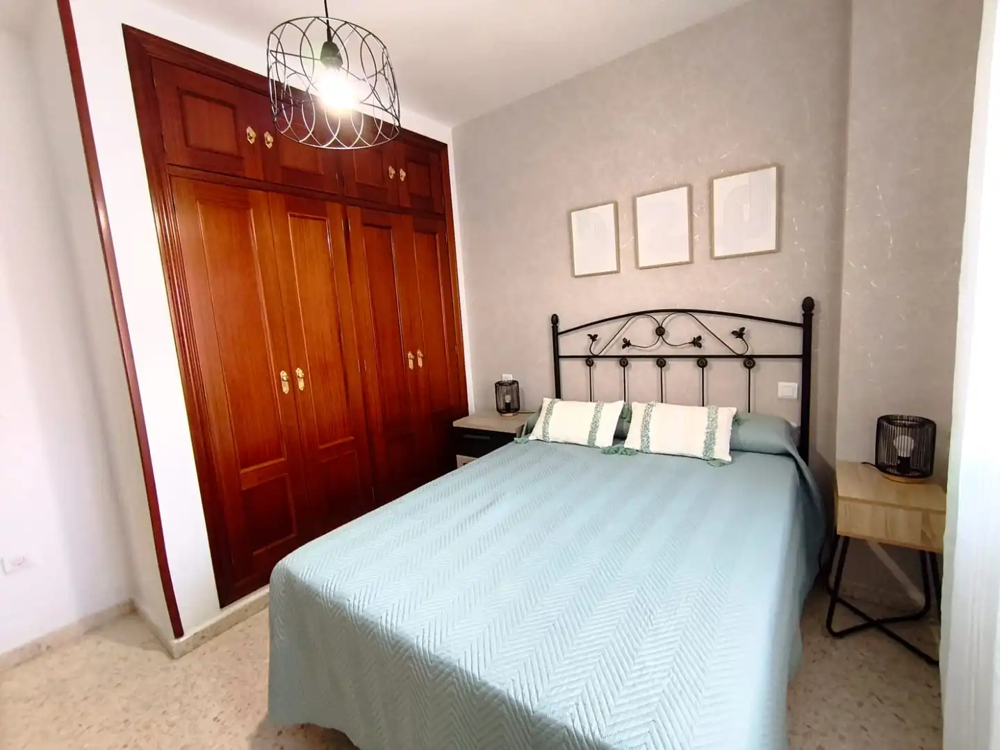 Bedroom of Flat for rent in Badajoz  with Air Conditioner, Furnished and Oven