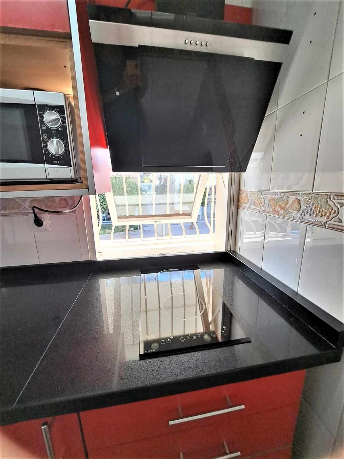 Kitchen of Flat for sale in Torremolinos  with Air Conditioner, Private garden and Community pool