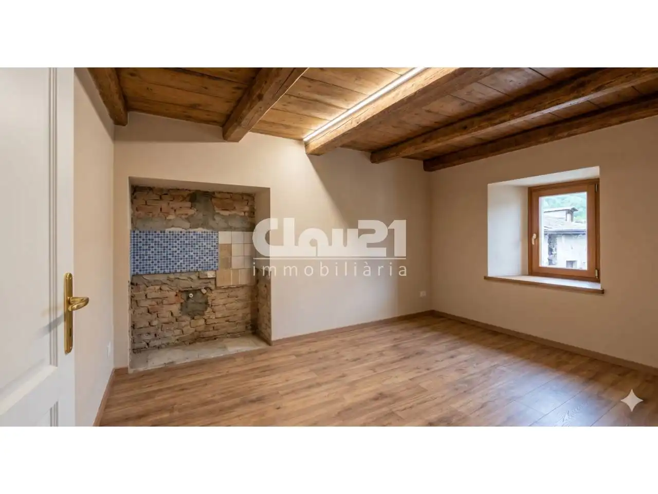 Sala de estar de Piso en venta en Berga con Aire acondicionado y Terraza