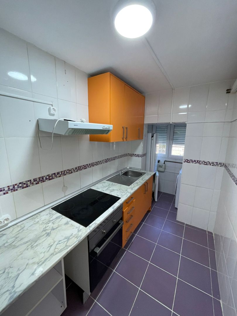 Kitchen of Flat for sale in  Madrid Capital  with Heating and Terrace