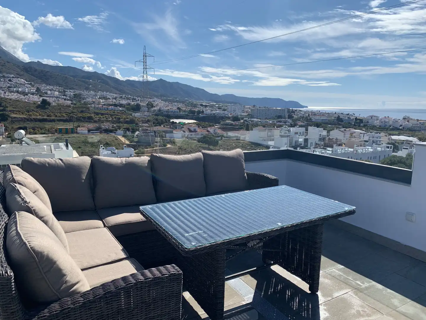 Terrace of Houses for rent in Nerja  with Air Conditioner, Private garden and Terrace