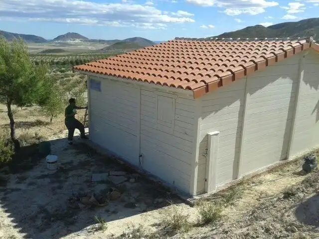 Vista exterior de Finca rústica en venta en Lorca con Terraza y Amueblado