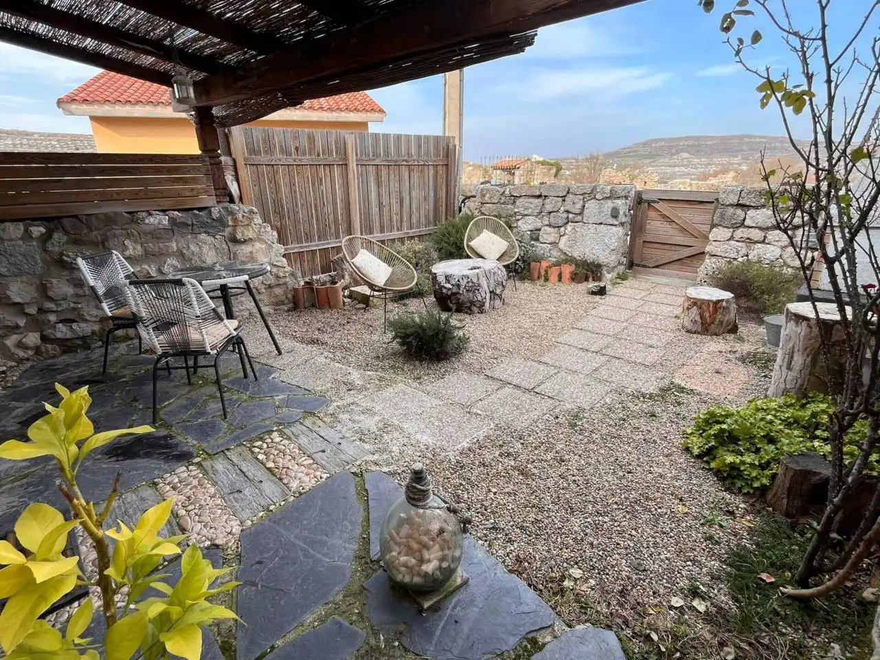 Terraza de Casa adosada en venta en Rublacedo de Abajo con Calefacción, Jardín privado y Terraza