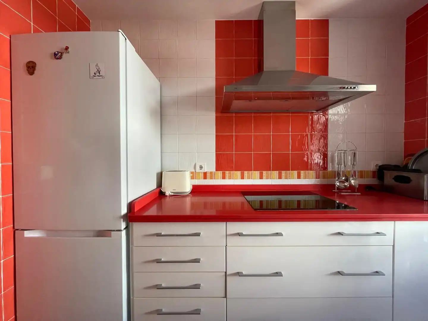 Cocina de Apartamento de alquiler en El Rompido con Aire acondicionado, Calefacción y Amueblado