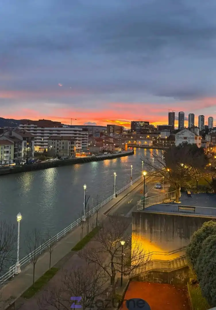 Vista exterior de Apartament de lloguer en Bilbao  amb Calefacció, Terrassa i Moblat