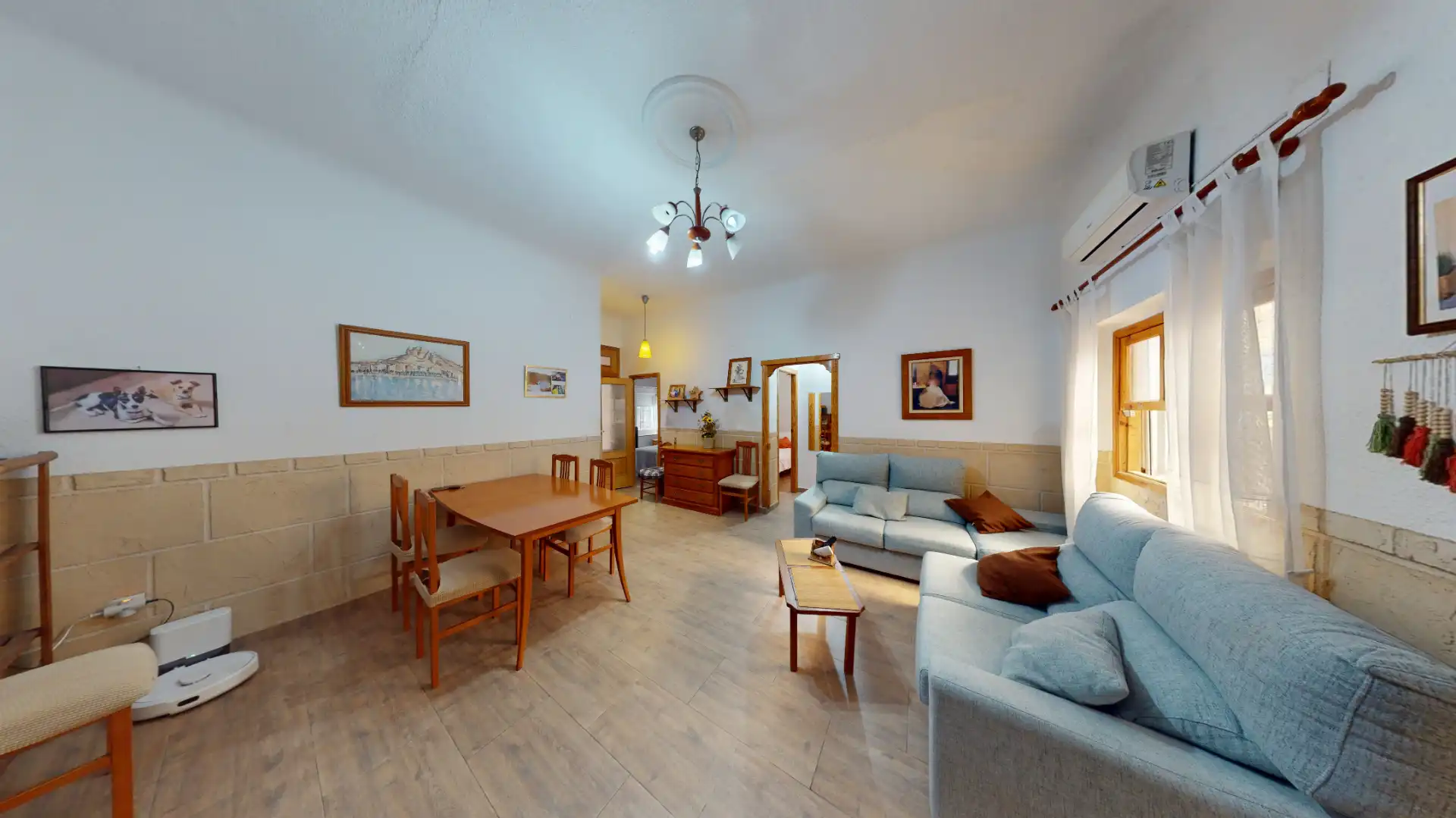 Wohnzimmer von Haus oder Chalet zum Verkauf in El Campello mit Klimaanlage, Terrasse und Möbliert