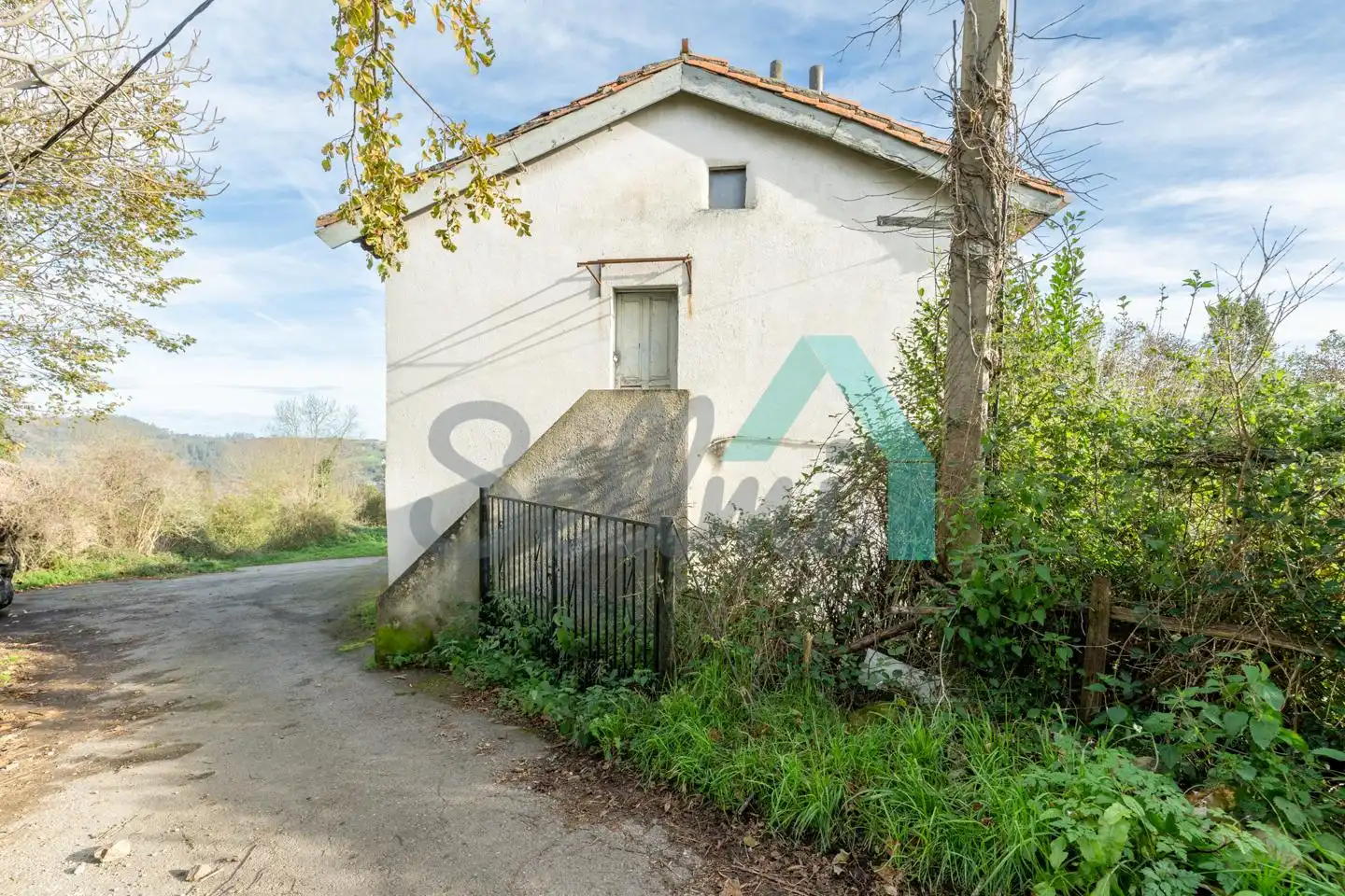 Exterior view of Houses for sale in Langreo  with Private garden and Terrace