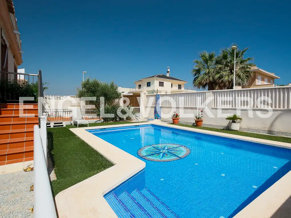 Piscina de Finca rústica de lloguer en Cullera amb Aire condicionat, Calefacció i Terrassa