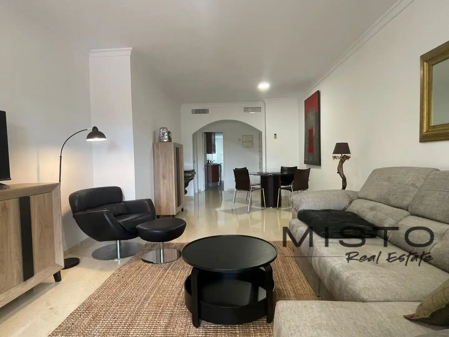 Sala d'estar de Pis de lloguer en Elviria - Cabopino