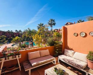 Terrace of Apartment for sale in Estepona  with Air Conditioner, Terrace and Swimming Pool