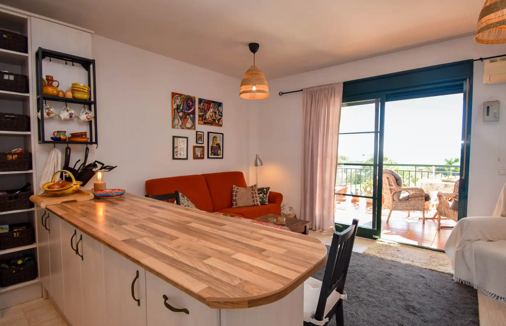 Terrassa de Apartament en venda en Benalmádena amb Aire condicionat, Terrassa i Moblat