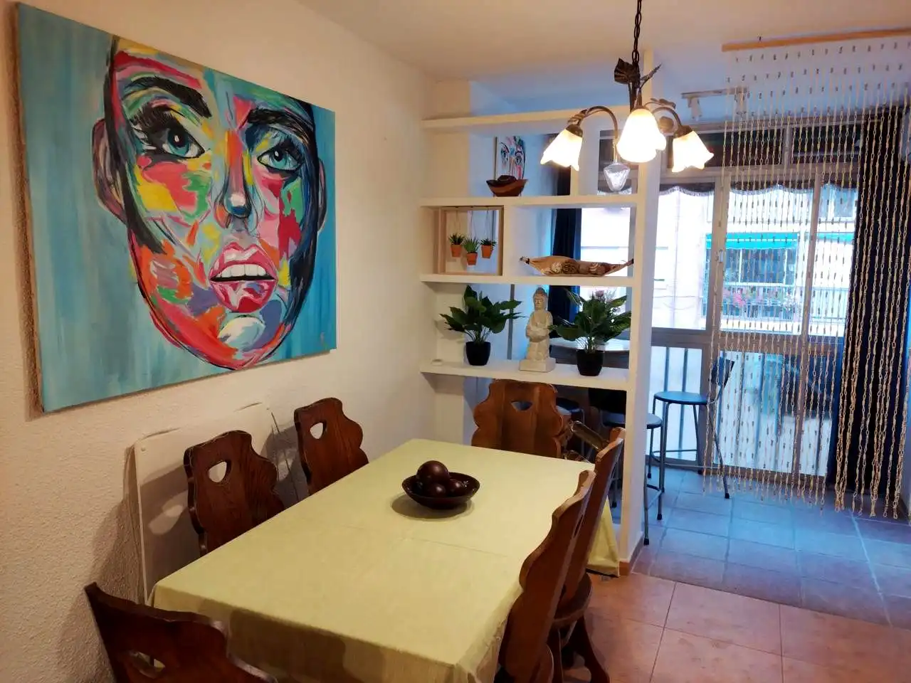 Dining room of Flat for rent in Granada  with Furnished