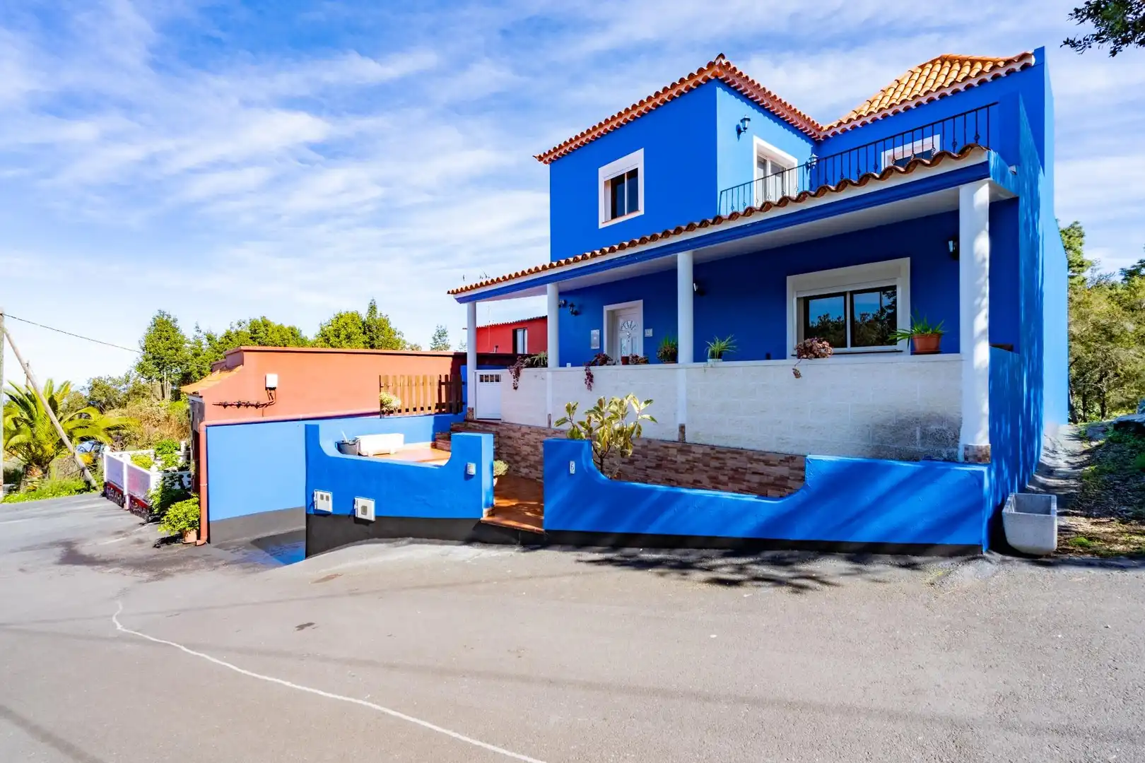 Vista exterior de Casa adosada en venta en El Tanque con Trastero, Amueblado y Balcón