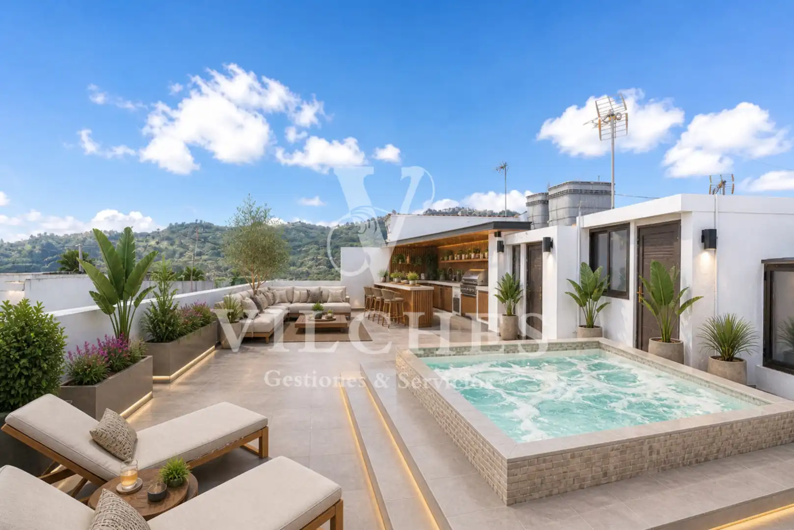 Terraza de Casa o chalet en venta en Teror con Parquet, Terraza y Trastero