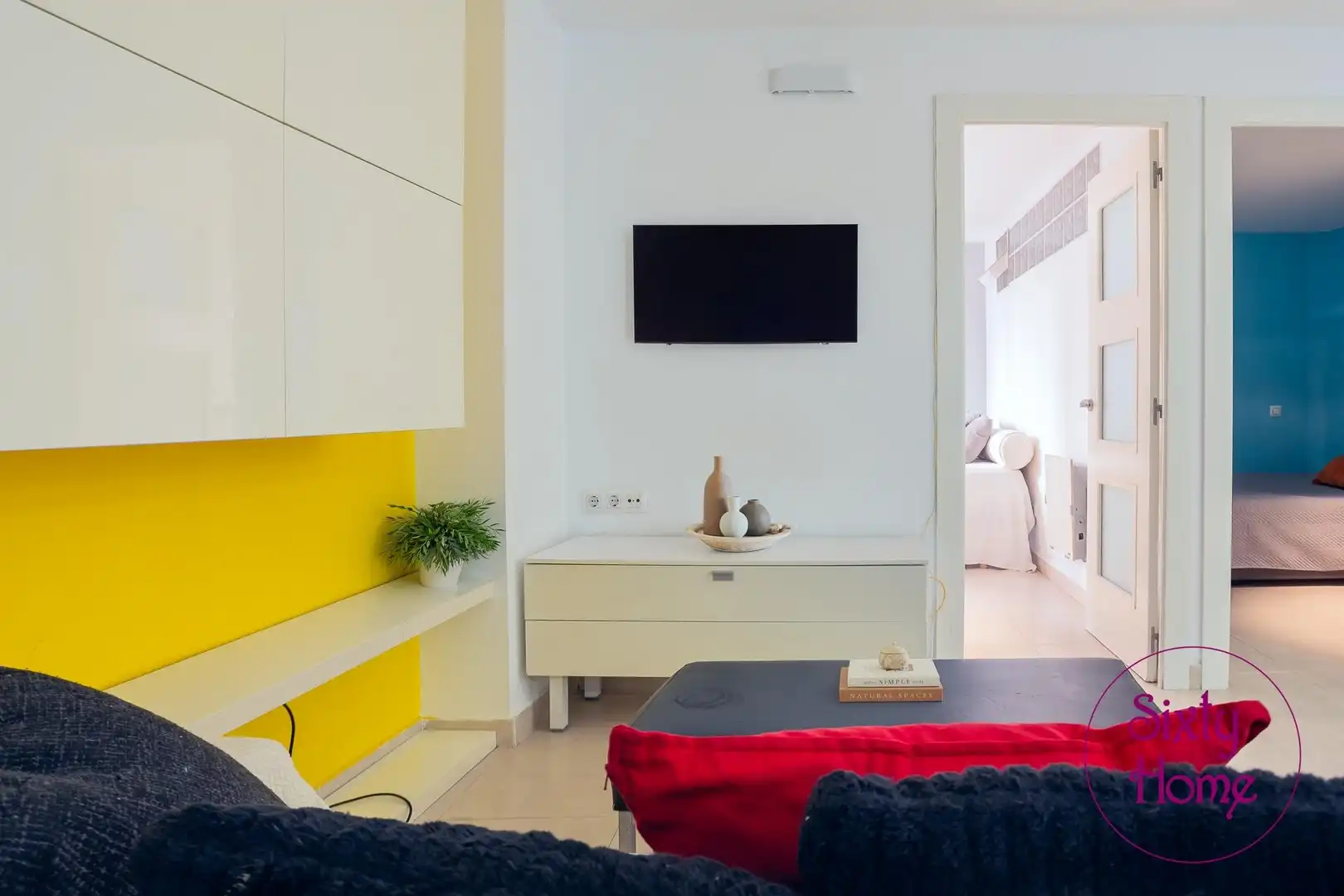 Sala de estar de Piso en venta en Zaragoza con Calefacción, Amueblado y Balcón