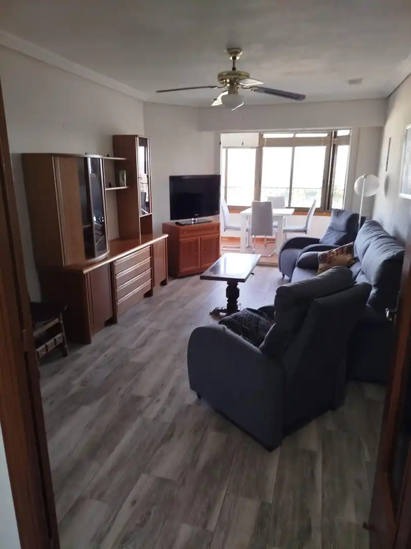 Wohnzimmer von Wohnungen zur Miete in Benicasim / Benicàssim mit Privatgarten, Terrasse und Gemeinschaftspool