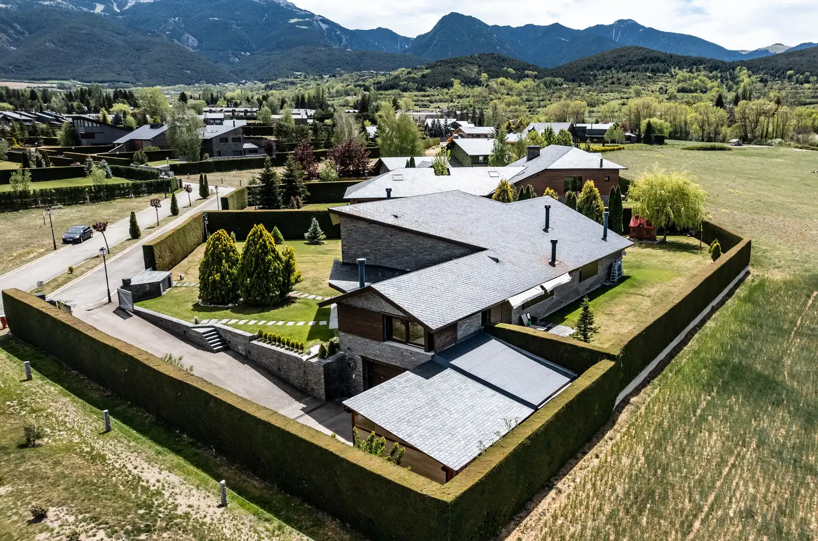 Vista exterior de Casa o xalet en venda en Prats i Sansor amb Calefacció, Jardí privat i Parquet