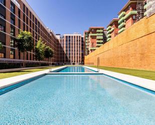 Swimming pool of Flat for sale in Sabadell  with Heating, Parquet flooring and Terrace