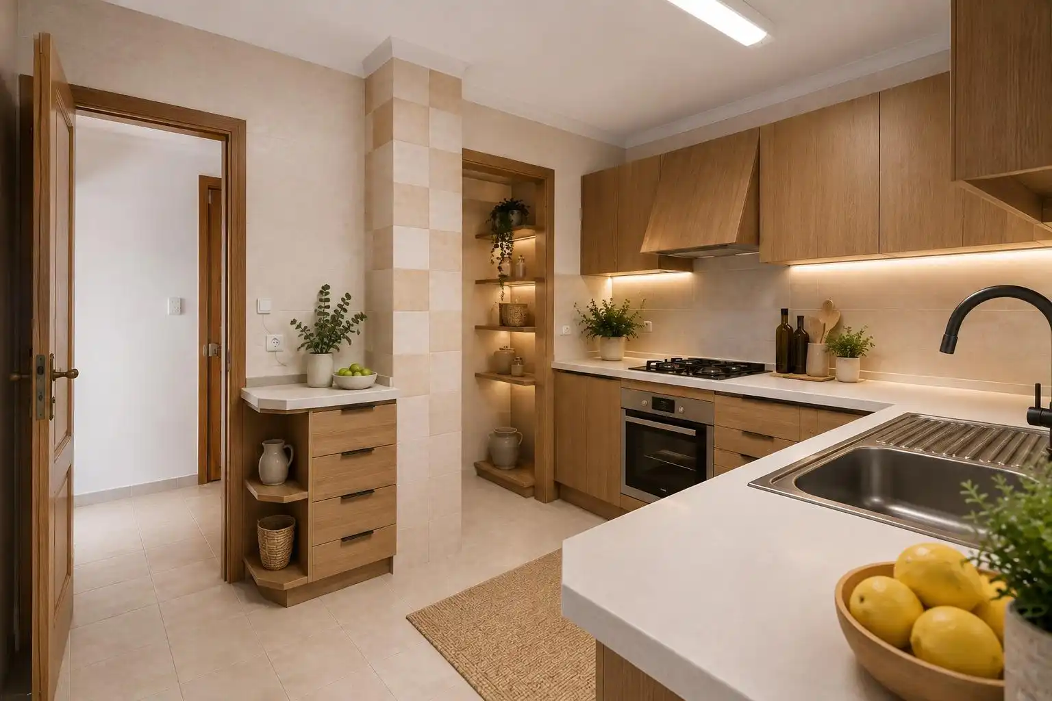 Cocina de Planta baja en venta en  Palma de Mallorca con Calefacción y Terraza