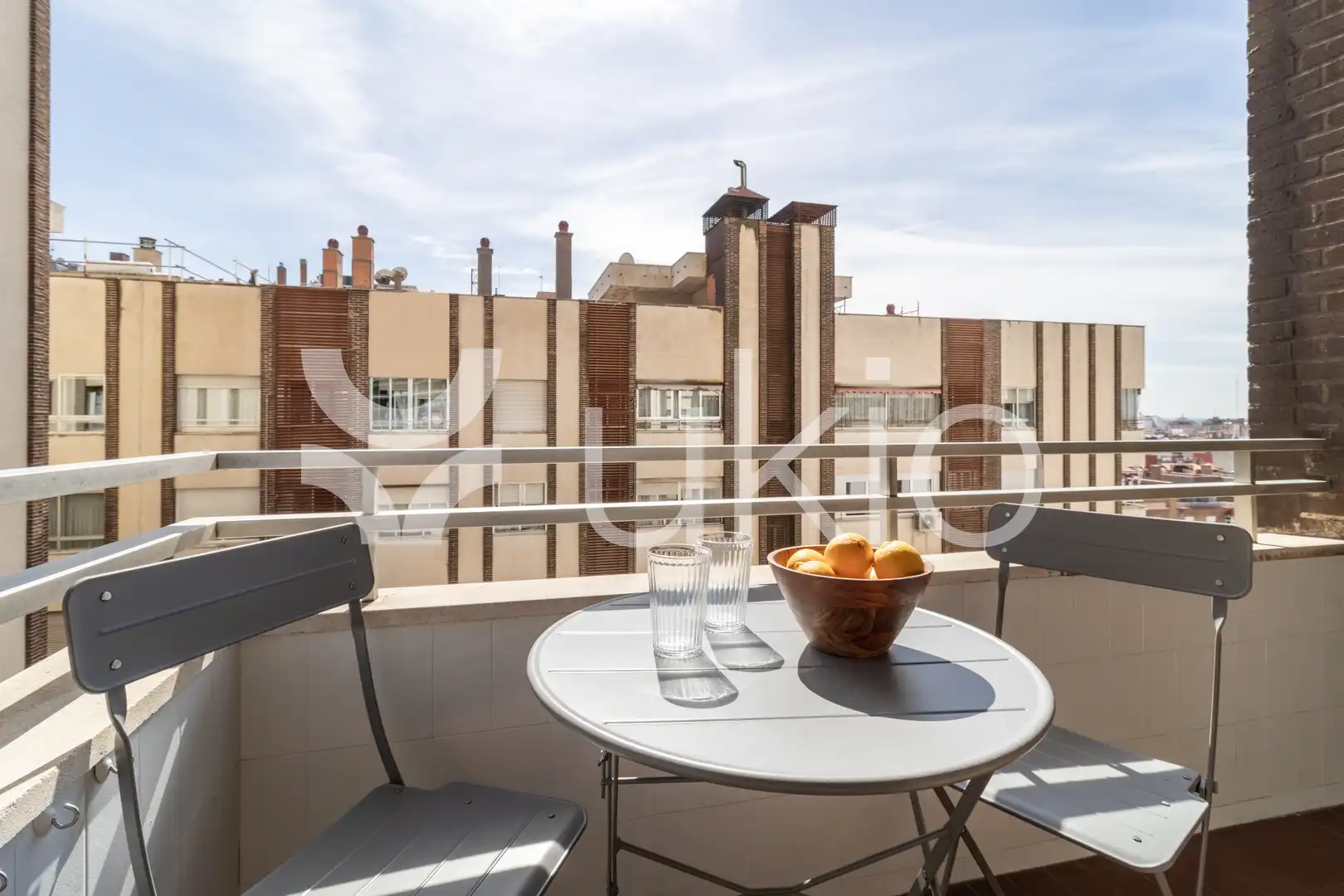 Terrassa de Apartament de lloguer en Madrid amb Aire condicionat, Calefacció i Moblat