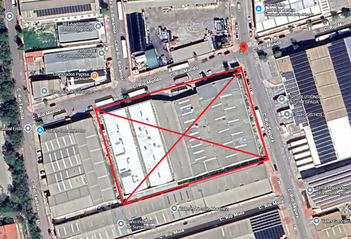 Exterior view of Industrial buildings for rent in Ceutí