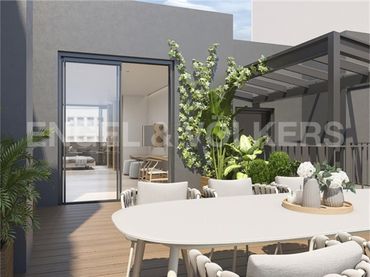 Neubau-Penthouse mit Aufzug zum Verkauf in Eixample