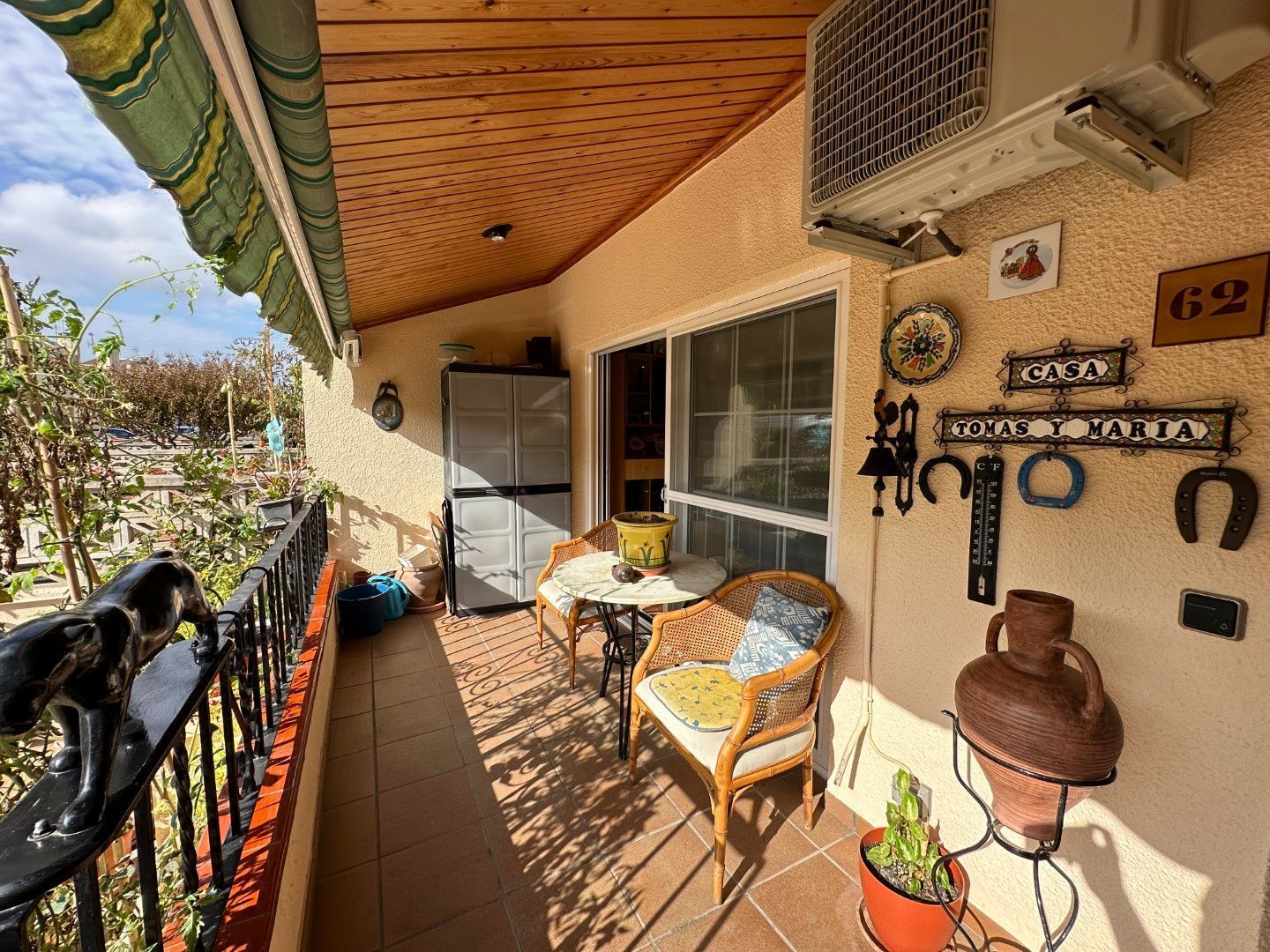 Balcony of Single-family semi-detached for sale in Palamós  with Air Conditioner, Heating and Private garden