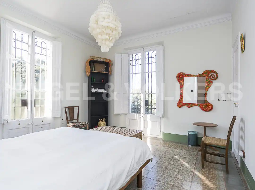 Schlafzimmer von Haus oder Chalet zum Verkauf in Barcelona mit Heizung, Terrasse und Abstellraum