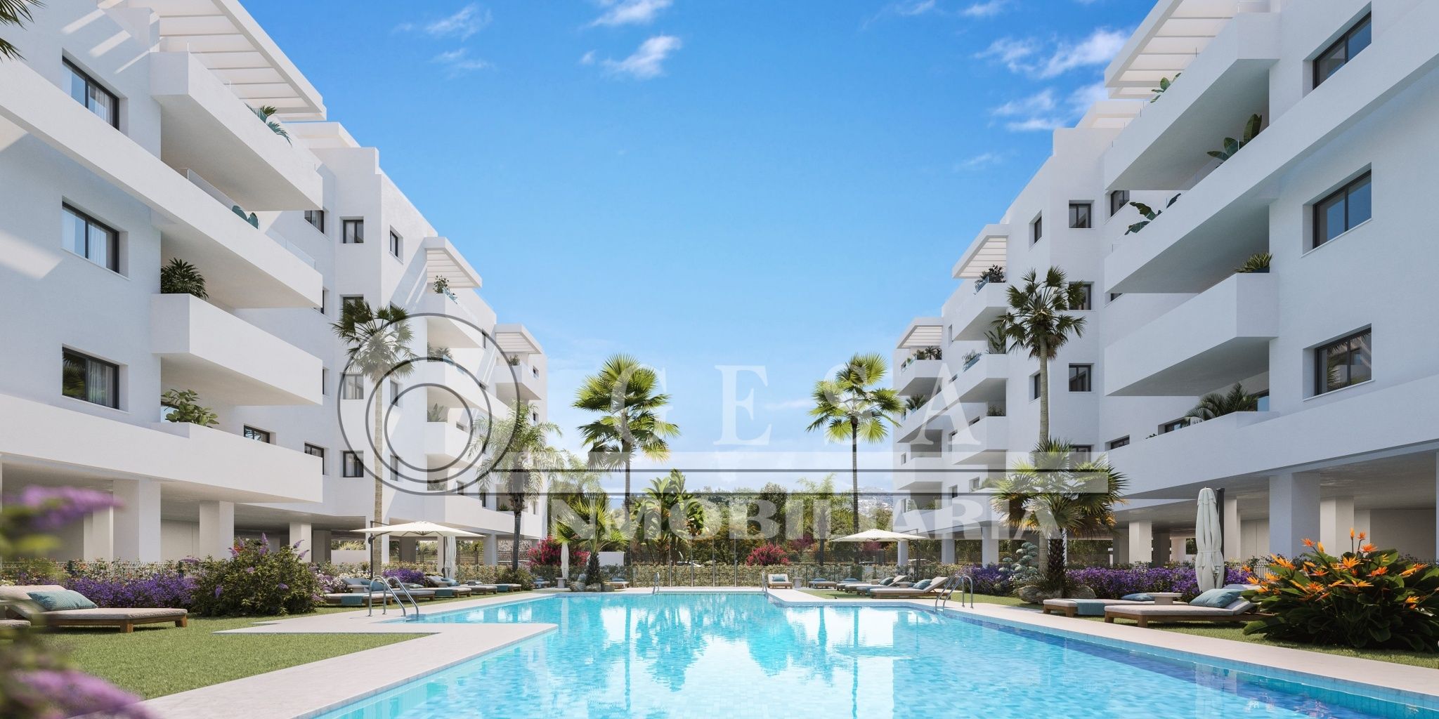 Vista exterior de Piso en venta en Algarrobo con Aire acondicionado, Calefacción y Piscina