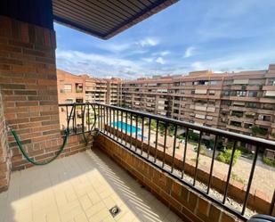 Balcony of Attic for sale in  Granada Capital  with Air Conditioner and Terrace