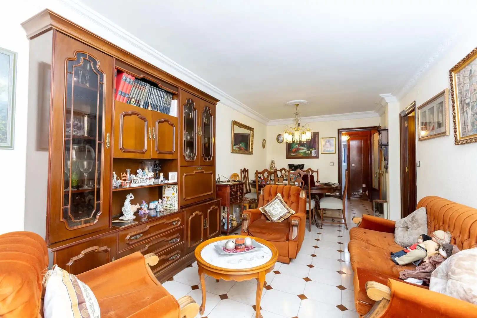 Living room of Flat for sale in Málaga  with Terrace, Storage room and Balcony